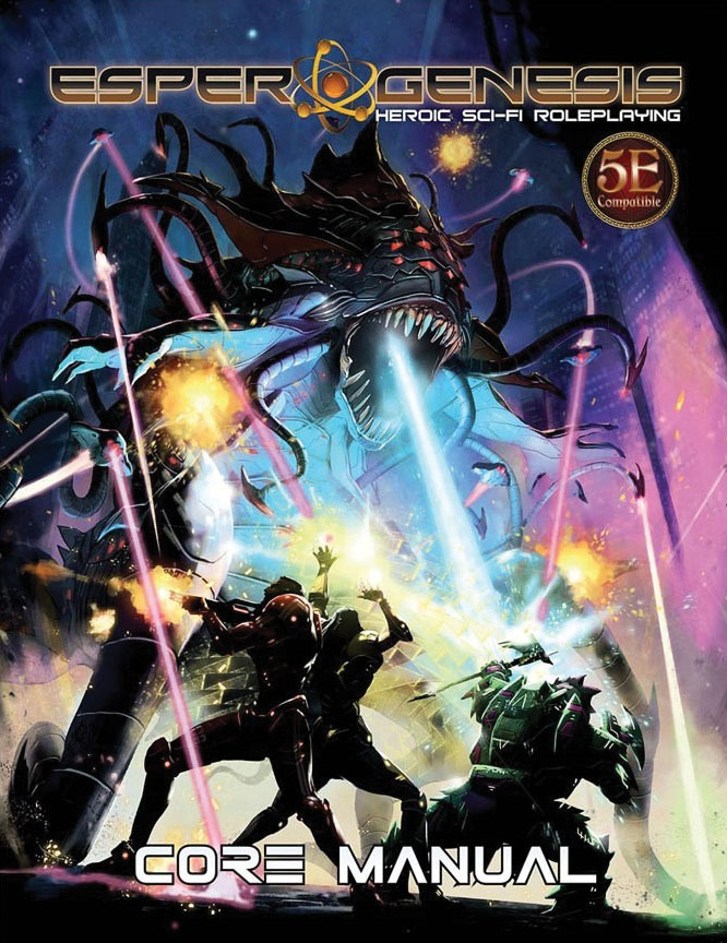 Esper Genesis: Core Manual Game Box