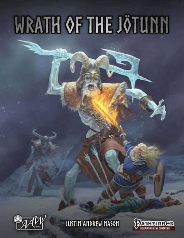 Pathfinder Rpg: Into The Wintery Gale - Wrath Of The Jotunn (hardcover) Box Front