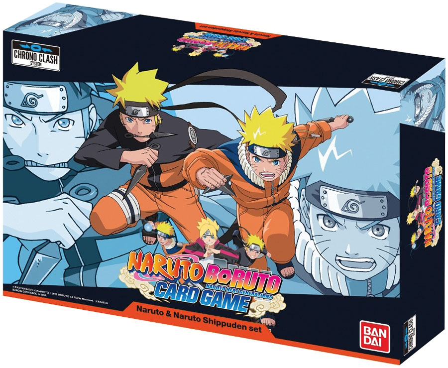 Naruto Boruto 2-player Card Game: Naruto & Naruto Shippuden Set Game Box
