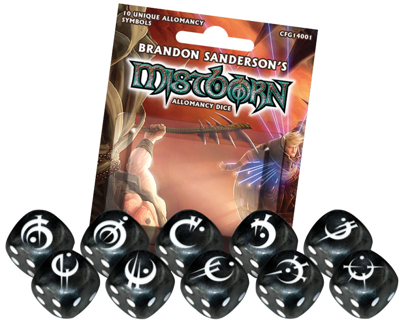 Mistborn: Allomancy Dice Box Front