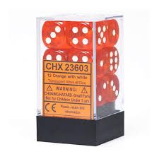 Translucent: 16mm D6 Orange (12)