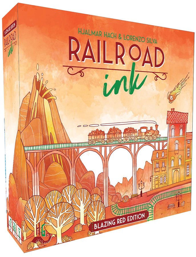 Railroad Ink: Red Game Box