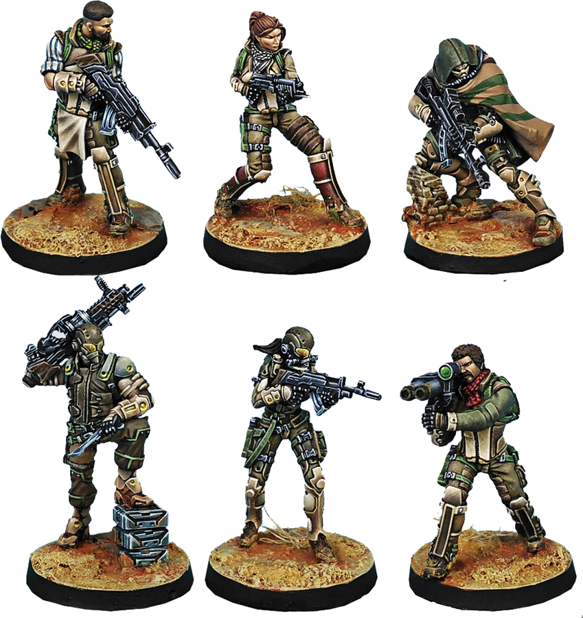 Infinity: Haqqislam Hassassin Bahram (haqqislam Sectorial Army Starter Pack) Box Front
