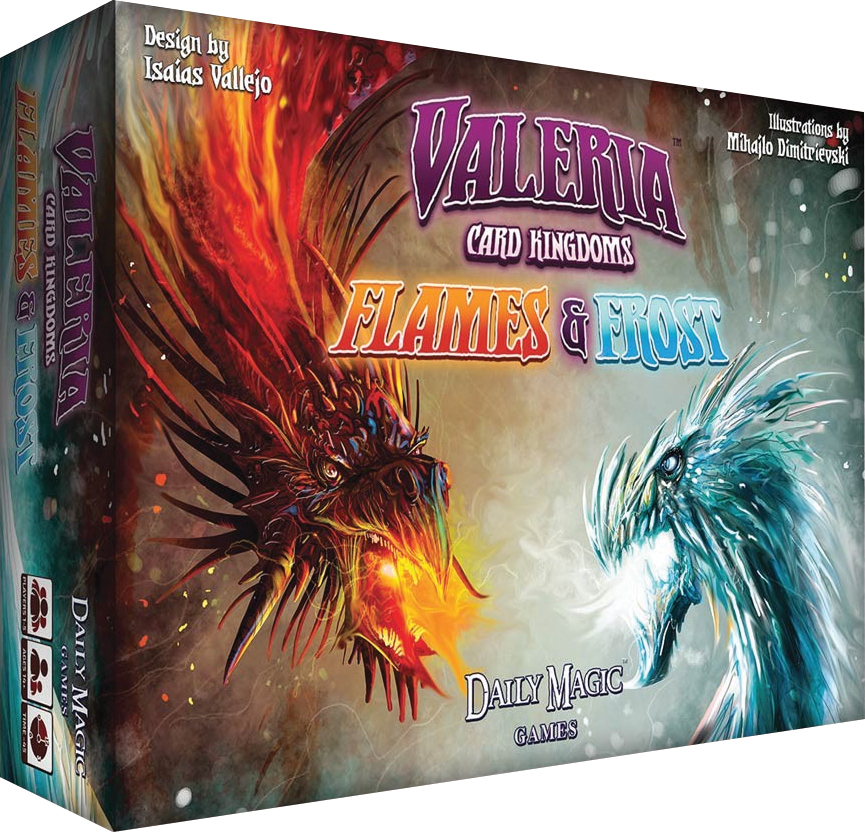 Valeria Card Kingdom: Flames & Frost Expansion Box Front