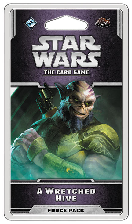 Star Wars Lcg: A Wretched Hive Force Pack Box Front