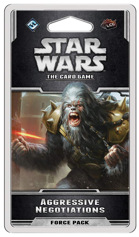 Star Wars Lcg: Aggressive Negotiations Force Pack Box Front