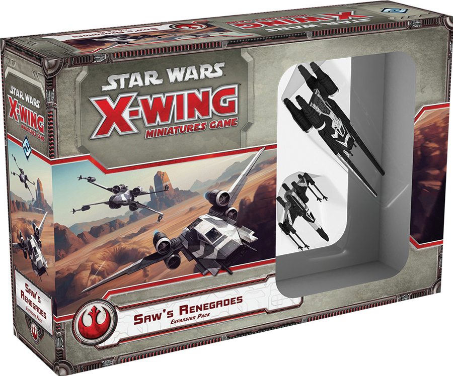 Star Wars X-wing Miniatures Game: Saw`s Renegades Expansion Pack Box Front