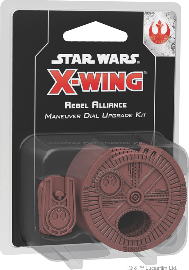 Star Wars X-wing: 2nd Edition - Rebel Alliance Maneuver Dial Upgrade Kit Box Front