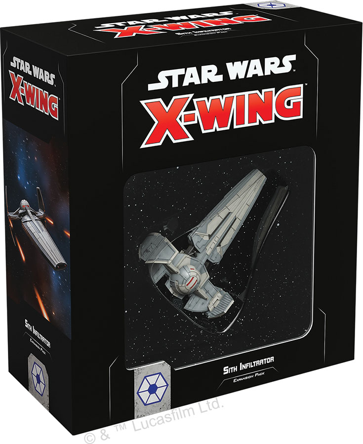 Star Wars X-wing: 2nd Edition - Sith Infiltrator Expansion Pack Game Box