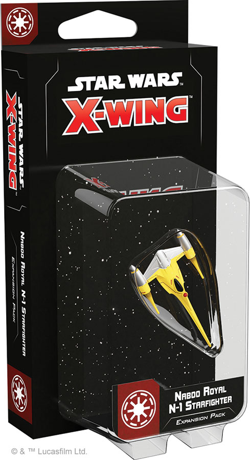 Star Wars X-wing: 2nd Edition - Naboo Royal N-1 Starfighter Expansion Pack Game Box