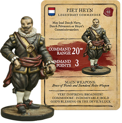 Blood & Plunder: Dutch Piet Heyn Legendary Commander Box Front