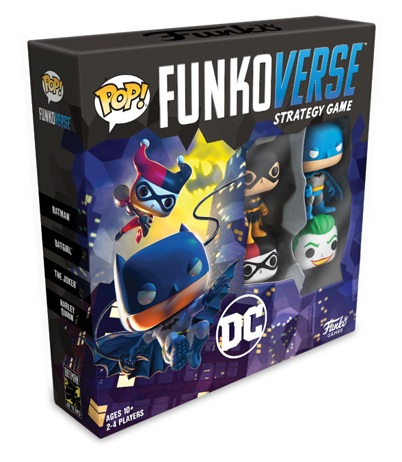 Pop!  Funkoverse Strategy Game Dc Comics 100 Base Set Game Box