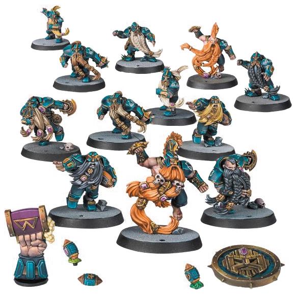 Blood Bowl: The Dwarf Giants (dwarf Team) Box Front