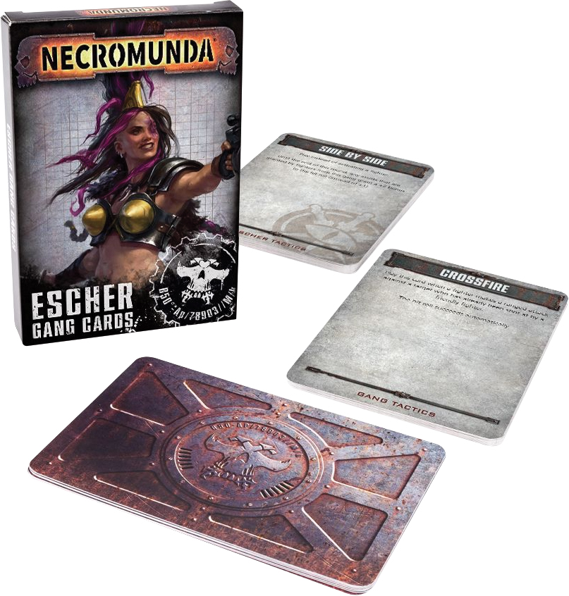 Necromunda: Escher Gang Cards Box Front