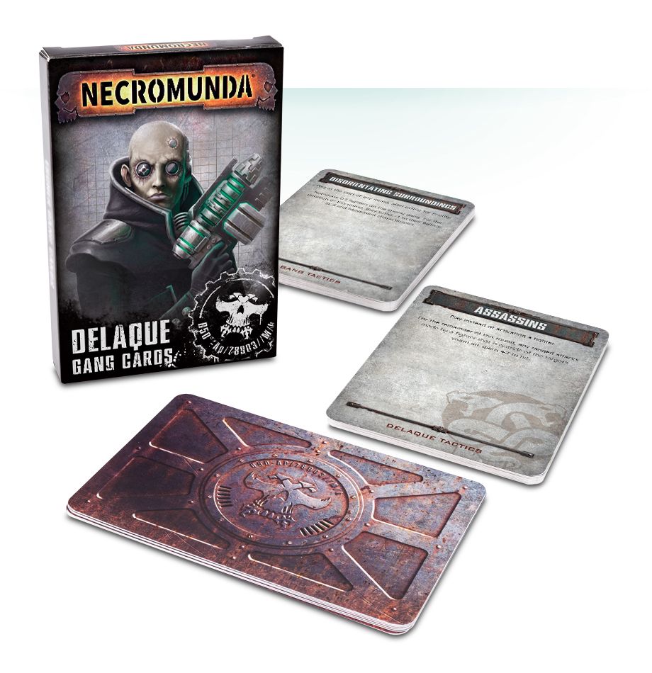 Necromunda: Delaque Gang Cards Game Box