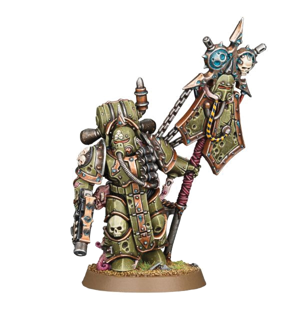 Warhammer 40k: Chaos Space Marine Death Guard Plague Marine Icon Bearer Box Front