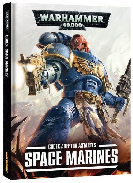 Warhammer 40k: Space Marine Codex (hardcover) Box Front