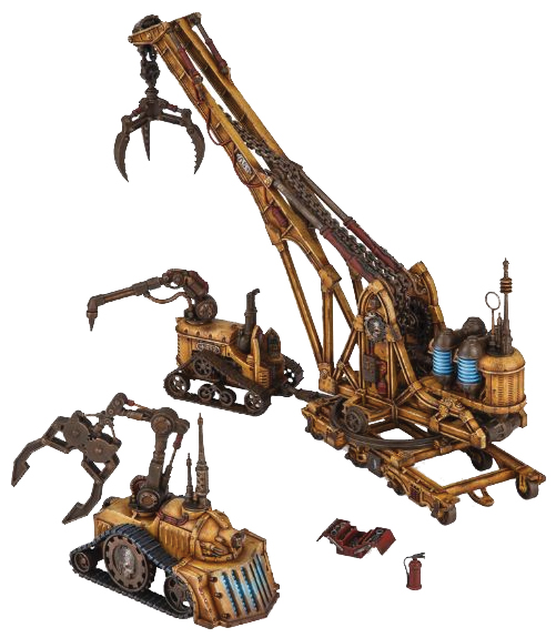 Warhammer 40k: Sector Mechanicus - Galvanic Servo-haulers Box Front