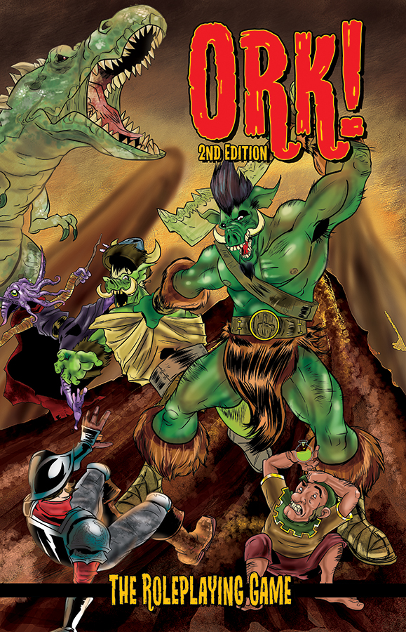 Ork! The Roleplaying Game: 2nd Edition Box Front