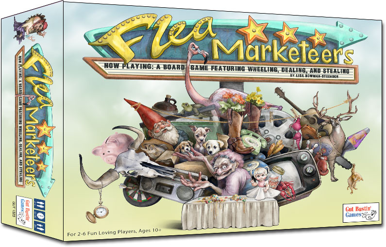 Flea Marketeers Board Game Box Front