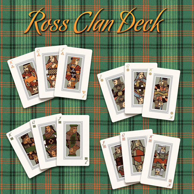Haggis: Ross Clan Deck Playing Cards Box Front