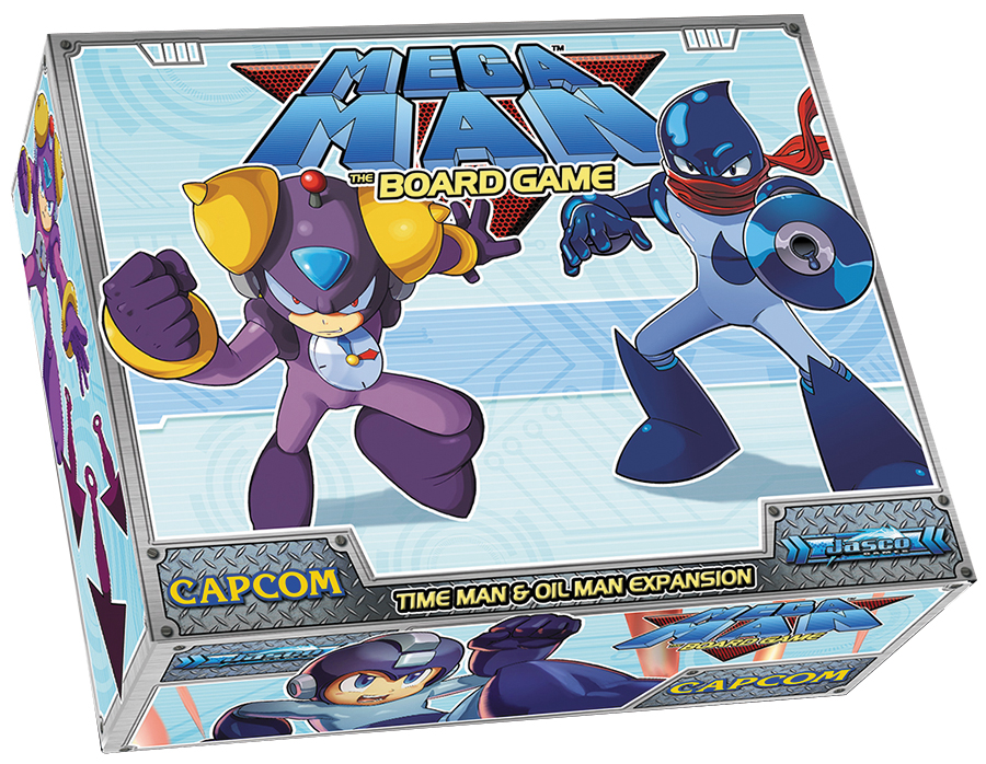 Mega Man: Time Man And Oil Man Expansion Box Front
