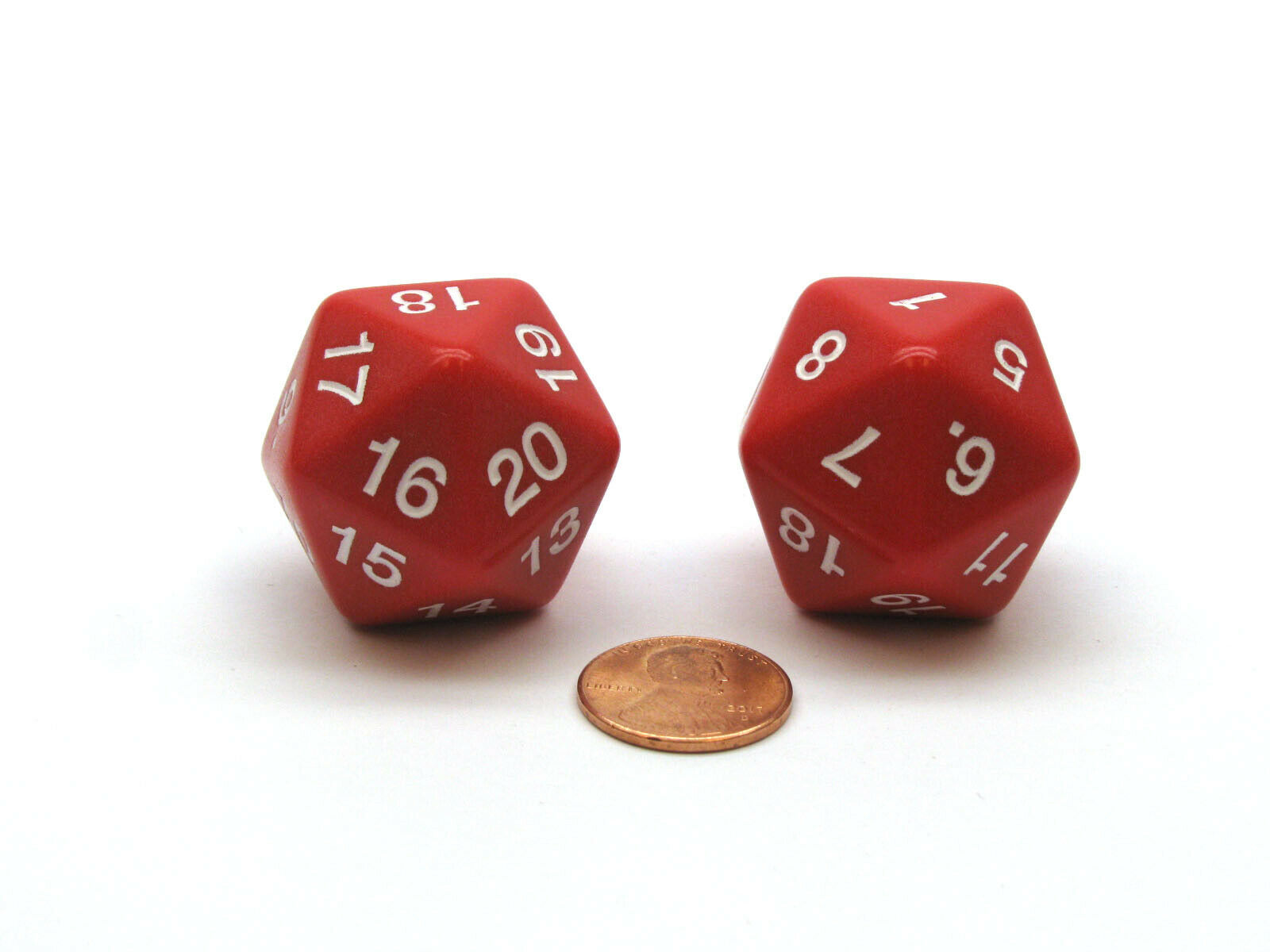 Opaque: Poly Jumbo D20 Assortment In Bag (25)