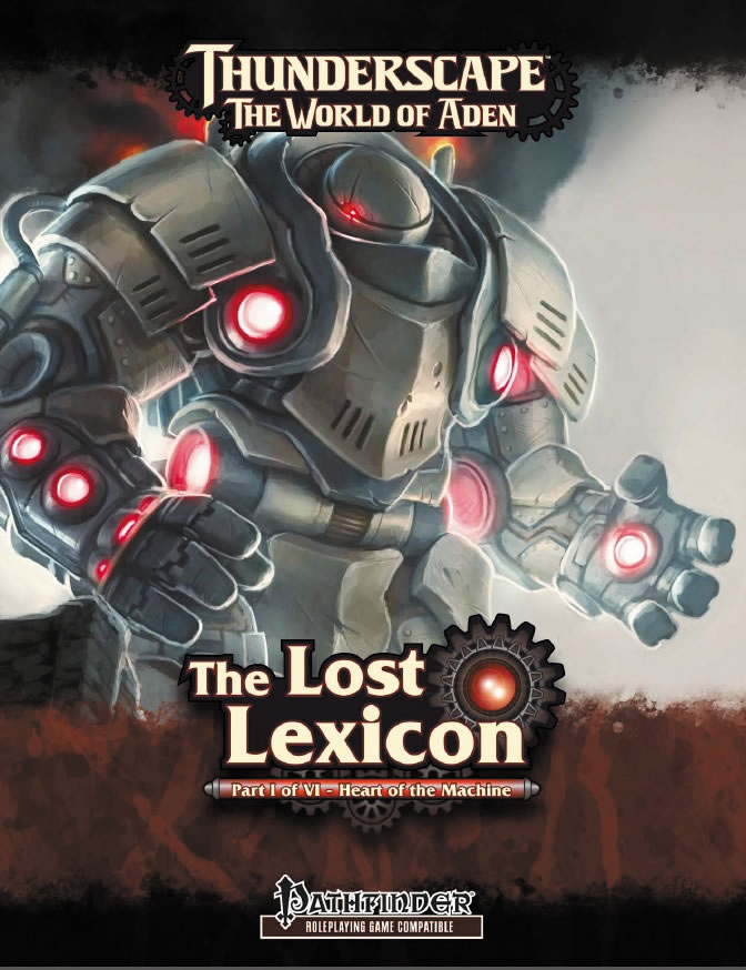 Pathfinder Rpg: Lost Lexicon Part 1: Heart Of The Machine Box Front