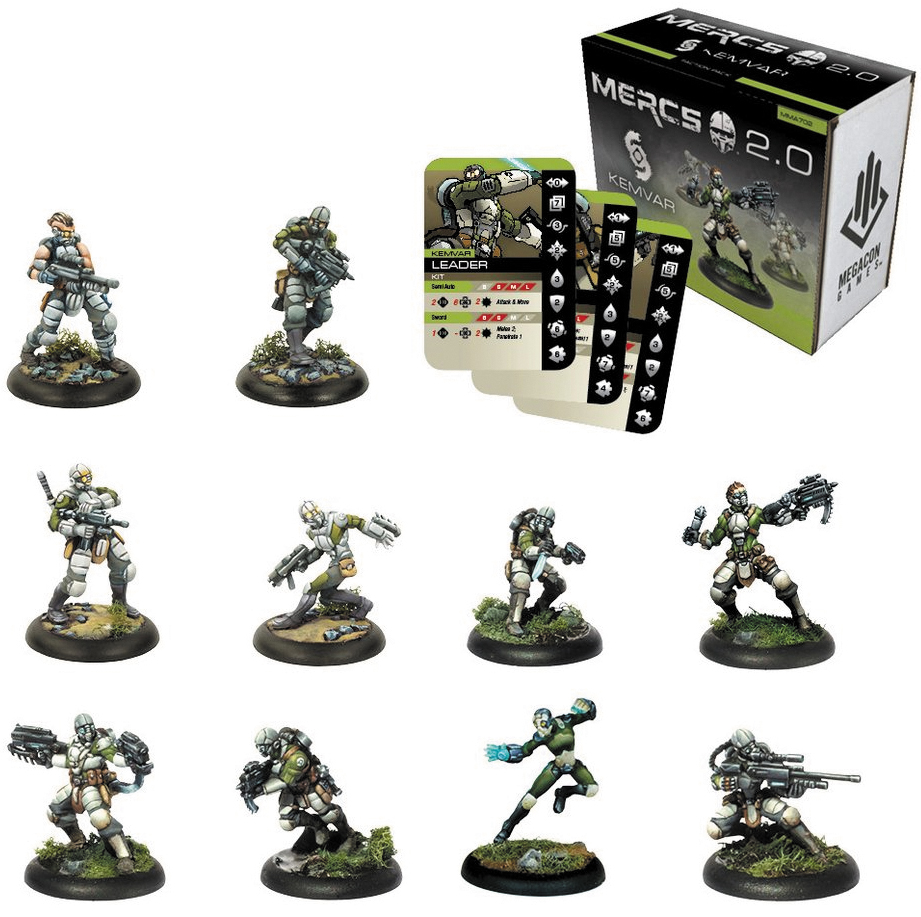 Mercs: Tabletop 2.0 - Kemvar Faction Pack Box Front