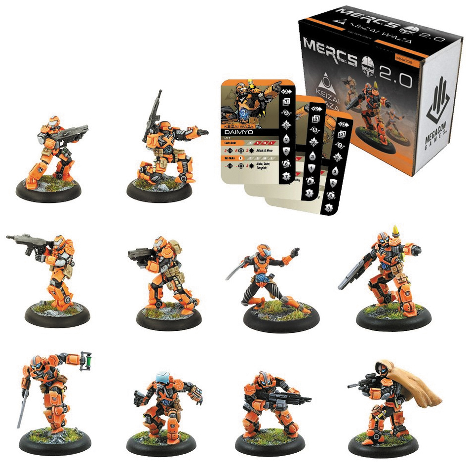 Mercs: Tabletop 2.0 - Keizai Waza Faction Pack Box Front