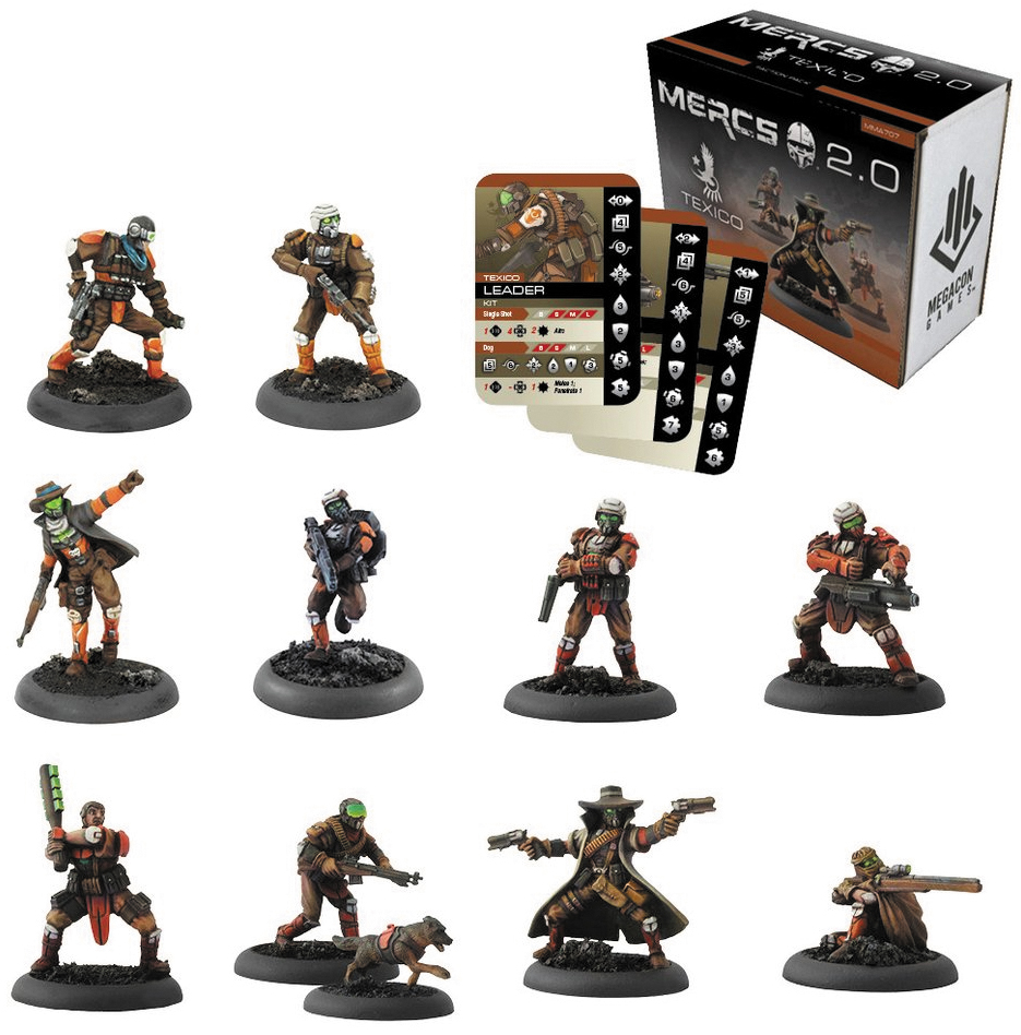 Mercs: Tabletop 2.0 - Texico Faction Pack Box Front