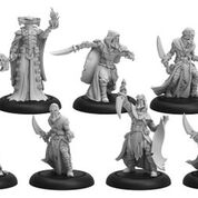 Warmachine: Infernals Cultist Band & Dark Sentinels Unit & Weapon Attachment (white Metal) Game Box