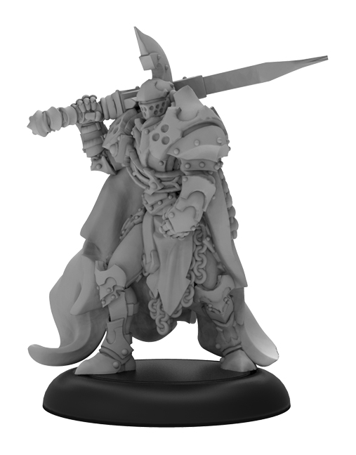 Warmachine: Infernals Alain Runewood Lord Of Ash Solo (white Metal) 