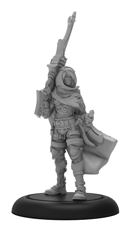 Warmachine: Infernals Nicia Hound Of The Abyss Solo (white Metal)