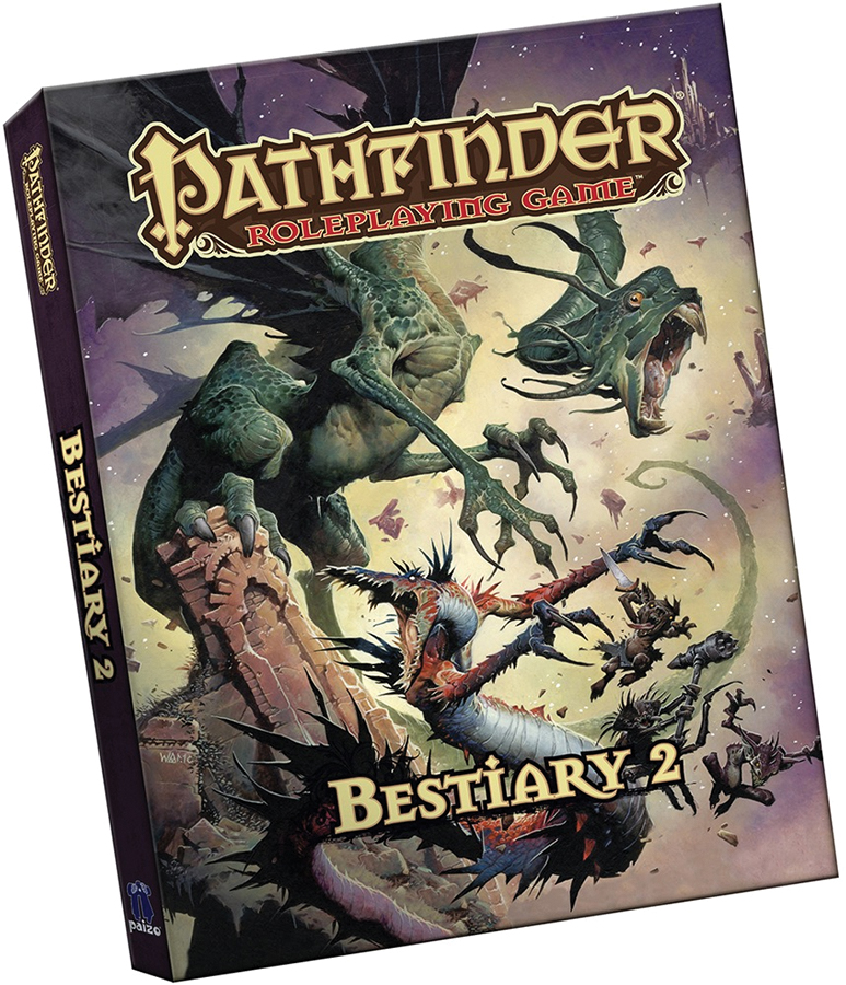Pathfinder Rpg: Bestiary 2 (pocket Edition) Box Front