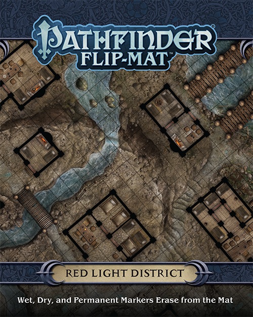 Pathfinder Rpg: Flip-mat - Red Light District Box Front