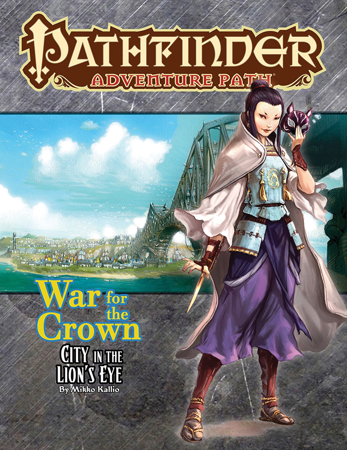 Pathfinder Rpg: Adventure Path - War For The Crown Part 4 - City In The Lion`s Eye Box Front