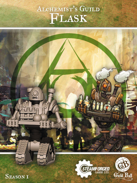 Guild Ball Alchemist Flask Box Front