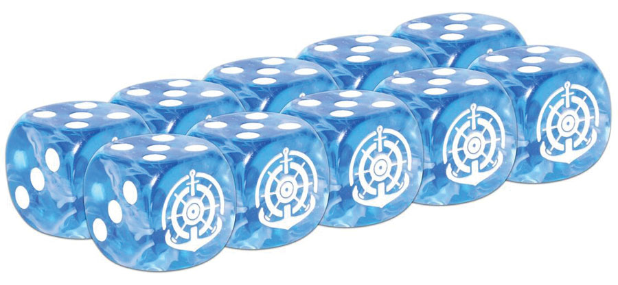 Guild Ball Navigator`s Guild Dice Pack Game Box