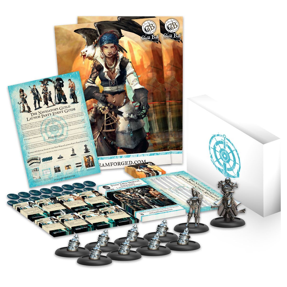 Guild Ball Launch Pack: Navigator`s Guild Tales Of The New World Box Front