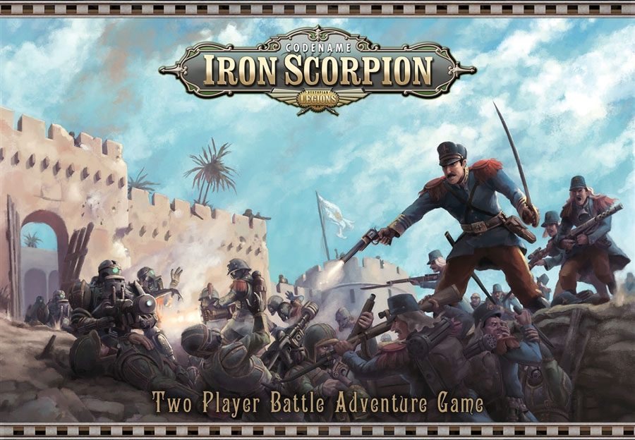 Dystopian Legions: Codename Iron Scorpion 2 Player Battle Box Box Front