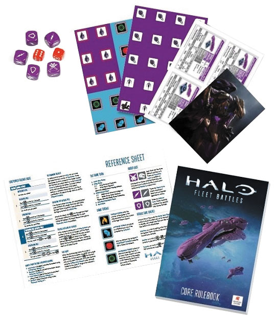 Halo: Fleet Battles Covenant Commander Pack Box Front