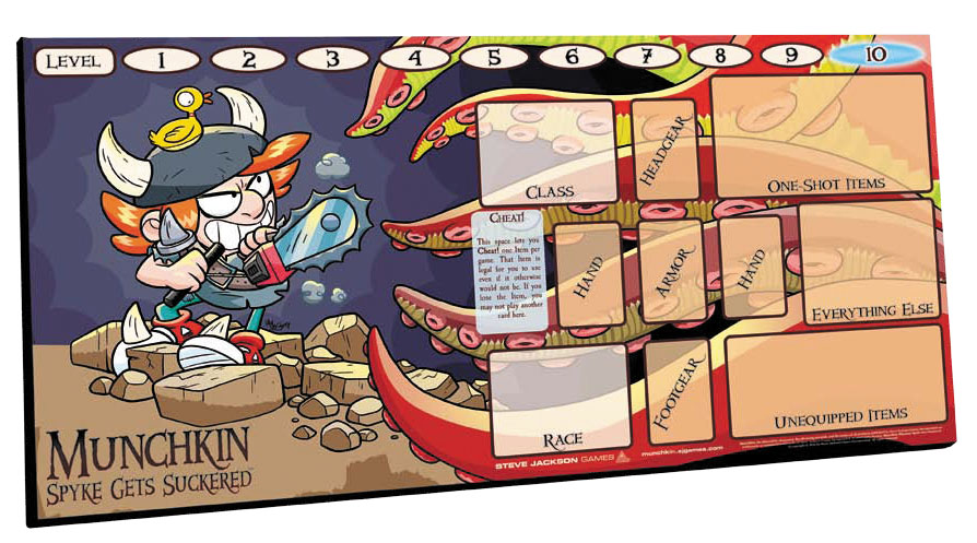 Munchkin Playmat: Spyke Gets Suckered Box Front