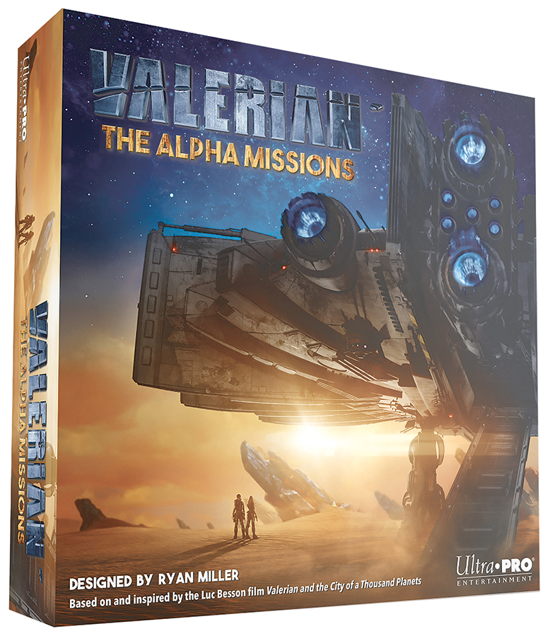 Valerian: The Alpha Missions Board Game Box Front