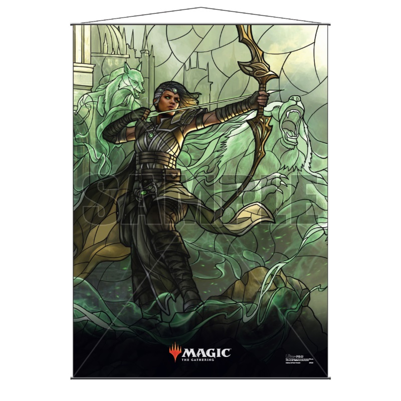 Magic The Gathering: Stained Glass Wall Scroll - Vivien Game Box