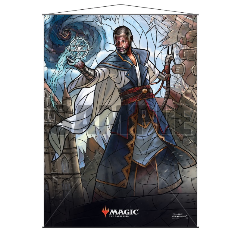 Magic The Gathering: Stained Glass Wall Scroll - Teferi Game Box