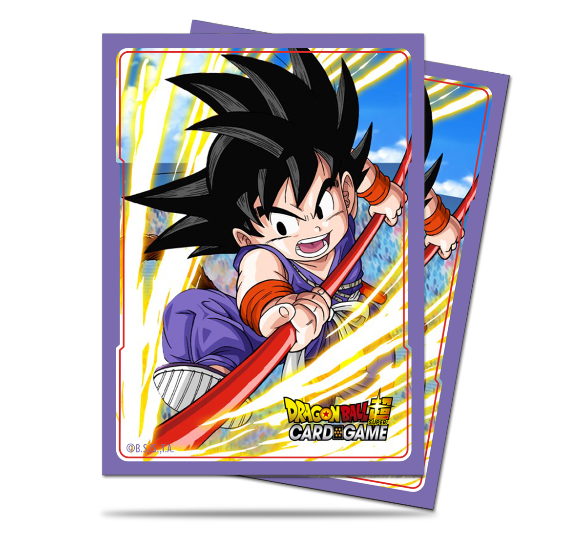 Dragon Ball Super: Standard Size Deck Protector Sleeves - Explosive Spirit Son Goku (65) Box Front