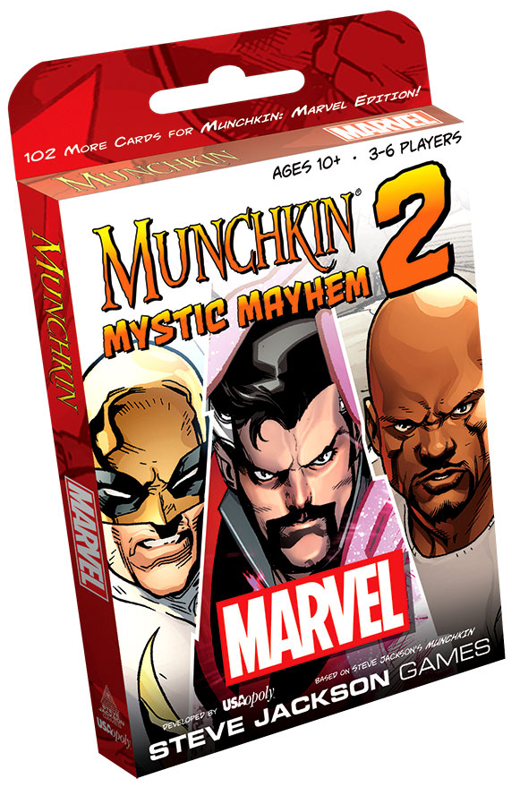 Munchkin: Marvel Edition 2 - Mystic Mayhem Expansion Box Front