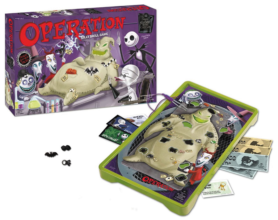 The Nightmare Before Christmas Operation Collector`s Edition Game Box