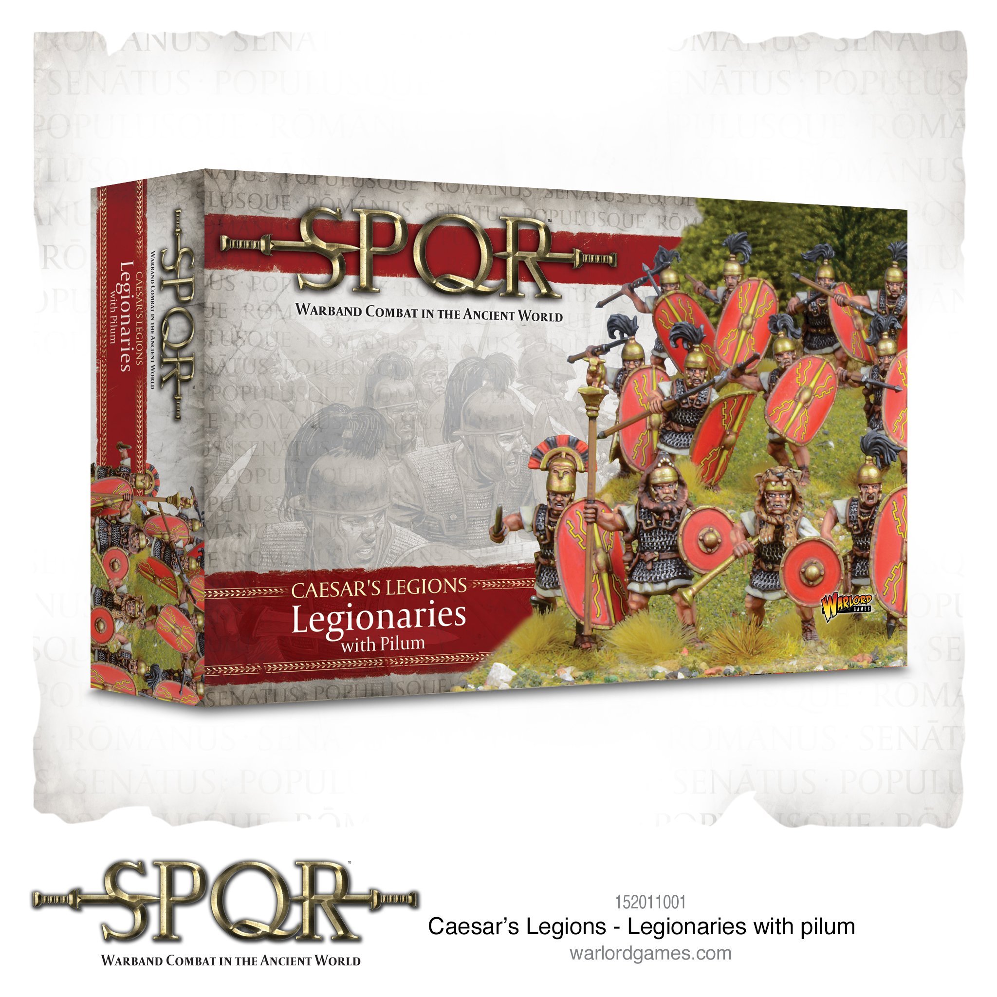 Spqr: Caesars Legions - Legionaries With Pilum Game Box